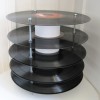 Vinyl record table lamp