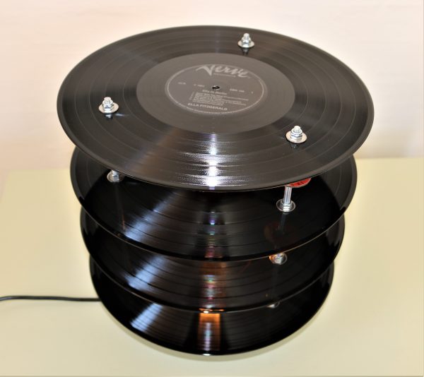 Vinyl record lamp