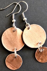 Upcycled earrings