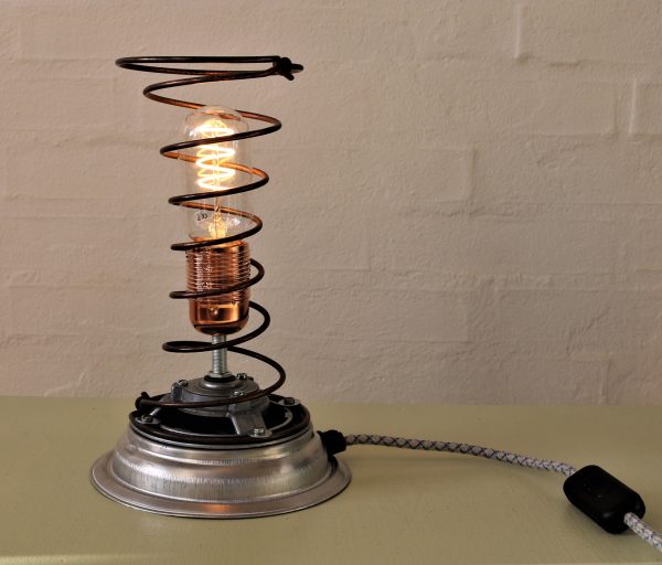 Upcycled lamp
